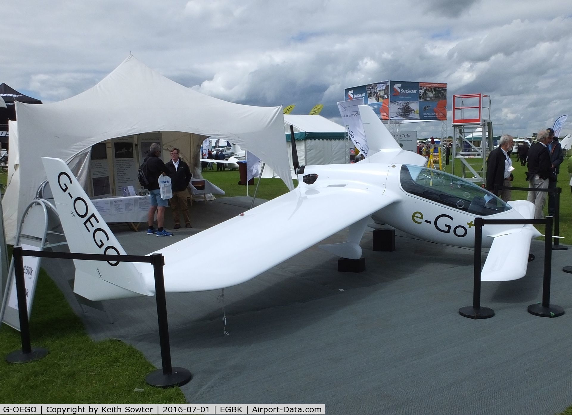 G-OEGO, 2015 e-GO Aeroplanes e-GO C/N SS002, on static display