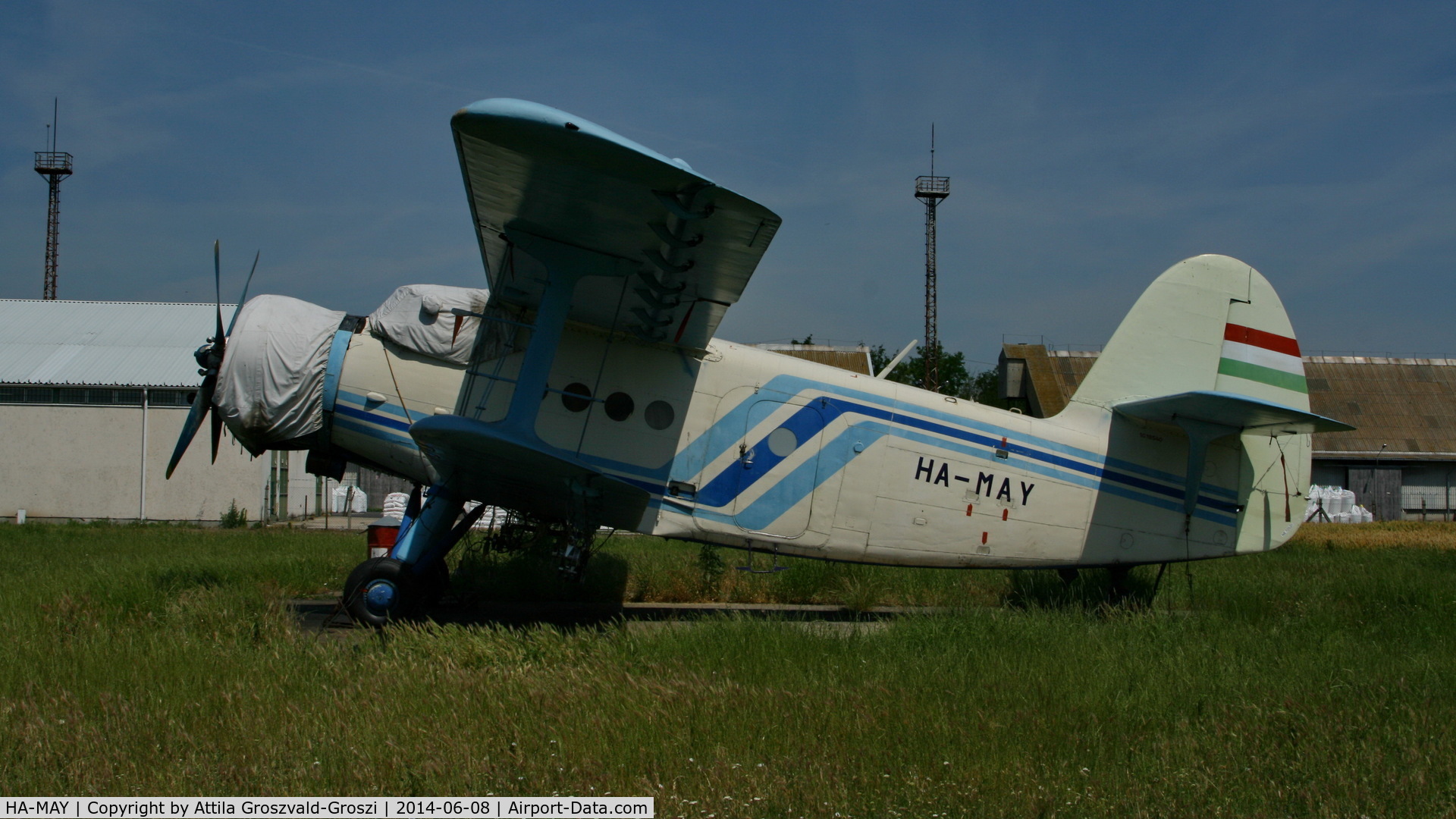 HA-MAY, 1979 PZL-Mielec An-2R C/N 1G185-40, Telekgerendás agricultural airport and take-off field. Hungary