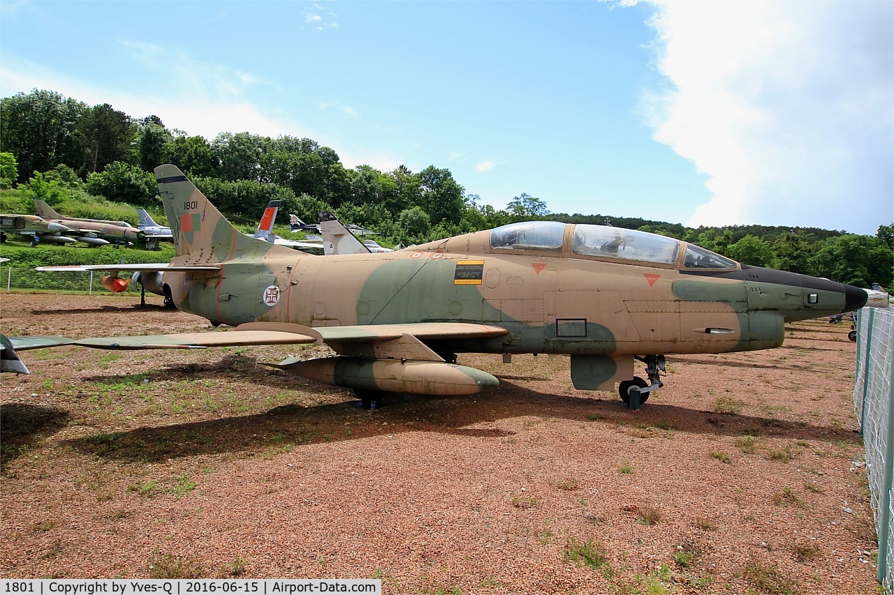 1801, Fiat G-91T/3 C/N 91-2-0003, Fiat G-91/T3, Preserved at Savigny-Les Beaune Museum