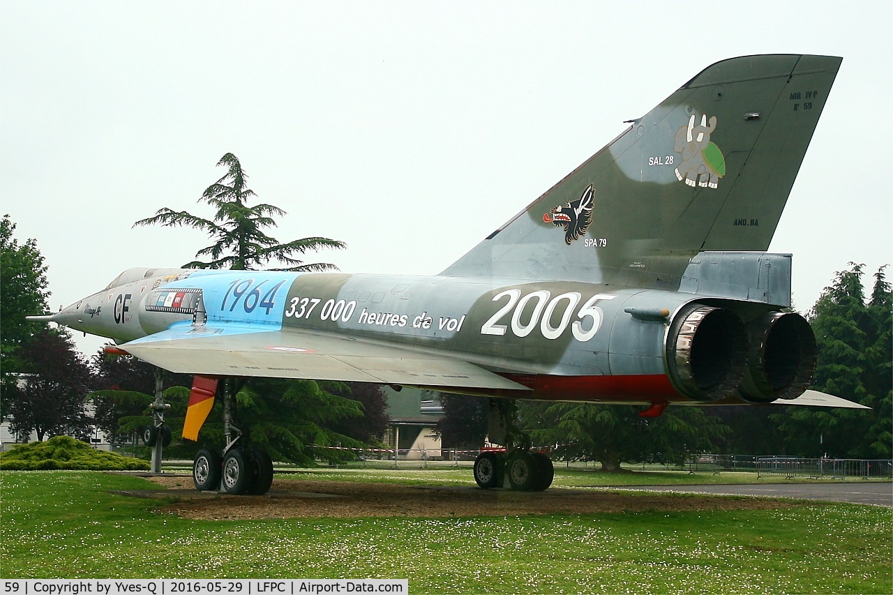 59, Dassault Mirage IVP C/N 59, Dassault Mirage IVP, Preserved at Creil Air Base 110(LFPC-CSF)