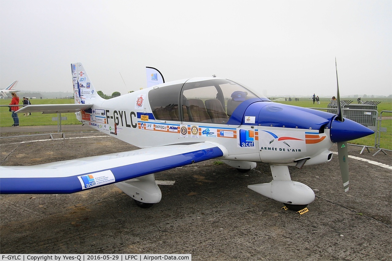 F-GYLC, Robin DR-400-140B Major C/N 2551, Robin DR-400-140B Major, Static display, Creil Air Base 110 (LFPC-CSF) Open day 2016