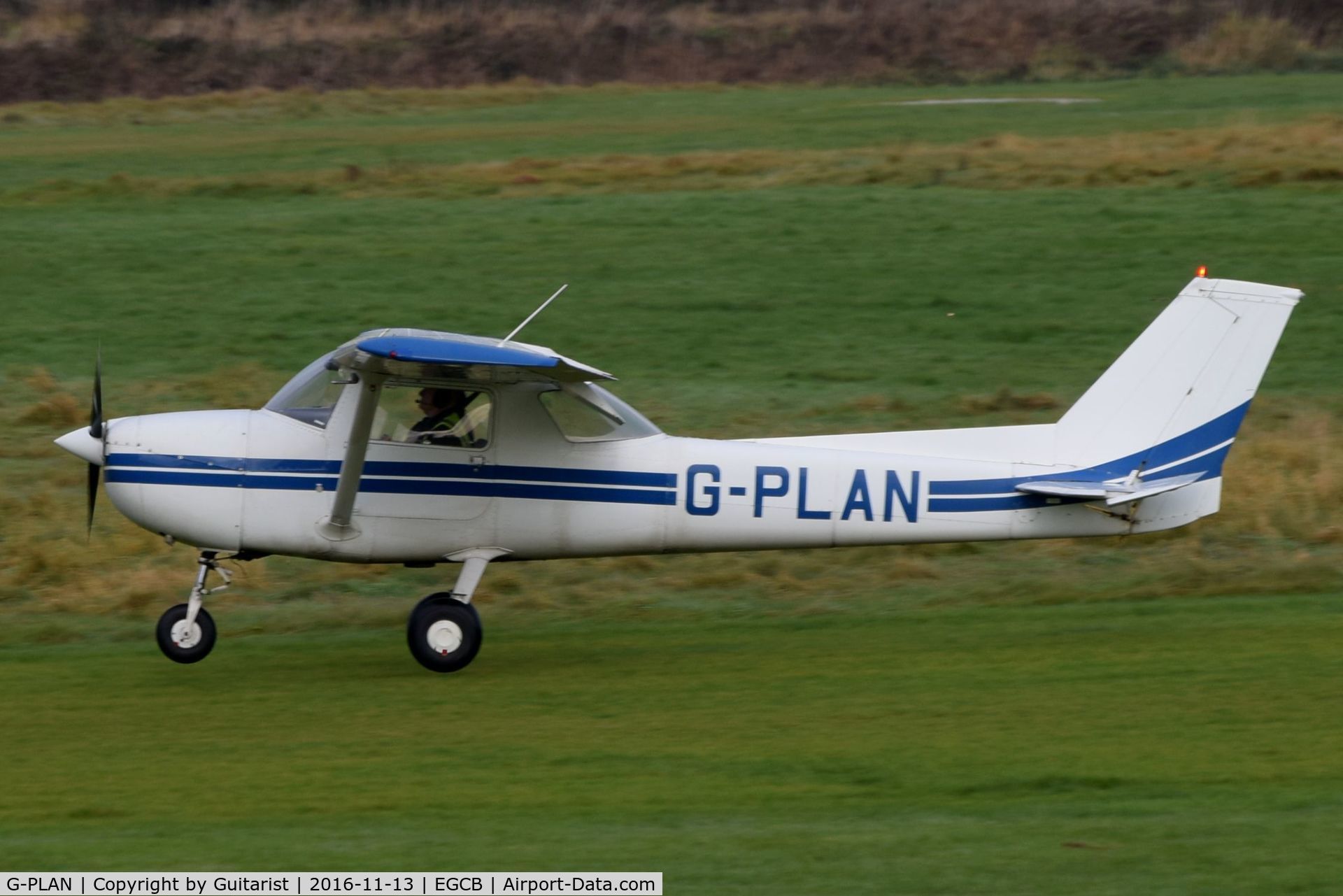 G-PLAN, 1974 Reims F150L C/N 1066, At City Airport Manchester (Barton)