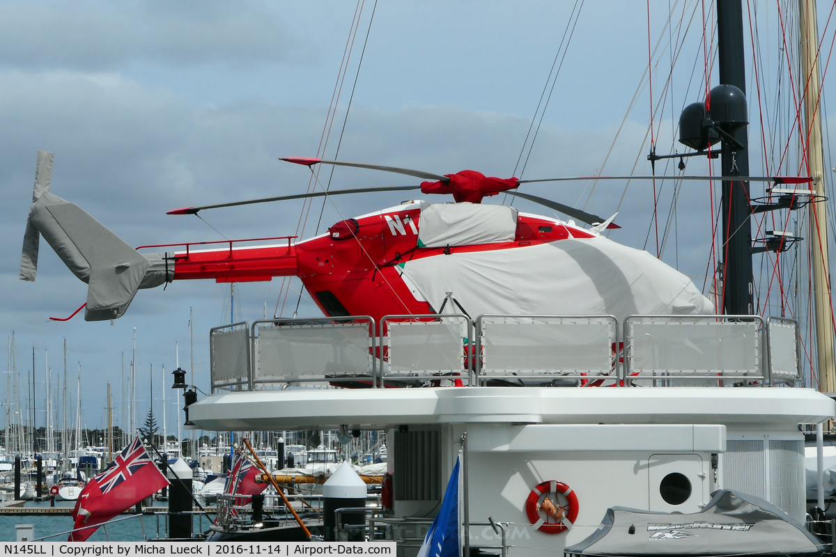 N145LL, Eurocopter-Kawasaki EC-145 (BK-117C-2) C/N 9574, On the super yacht Senses
