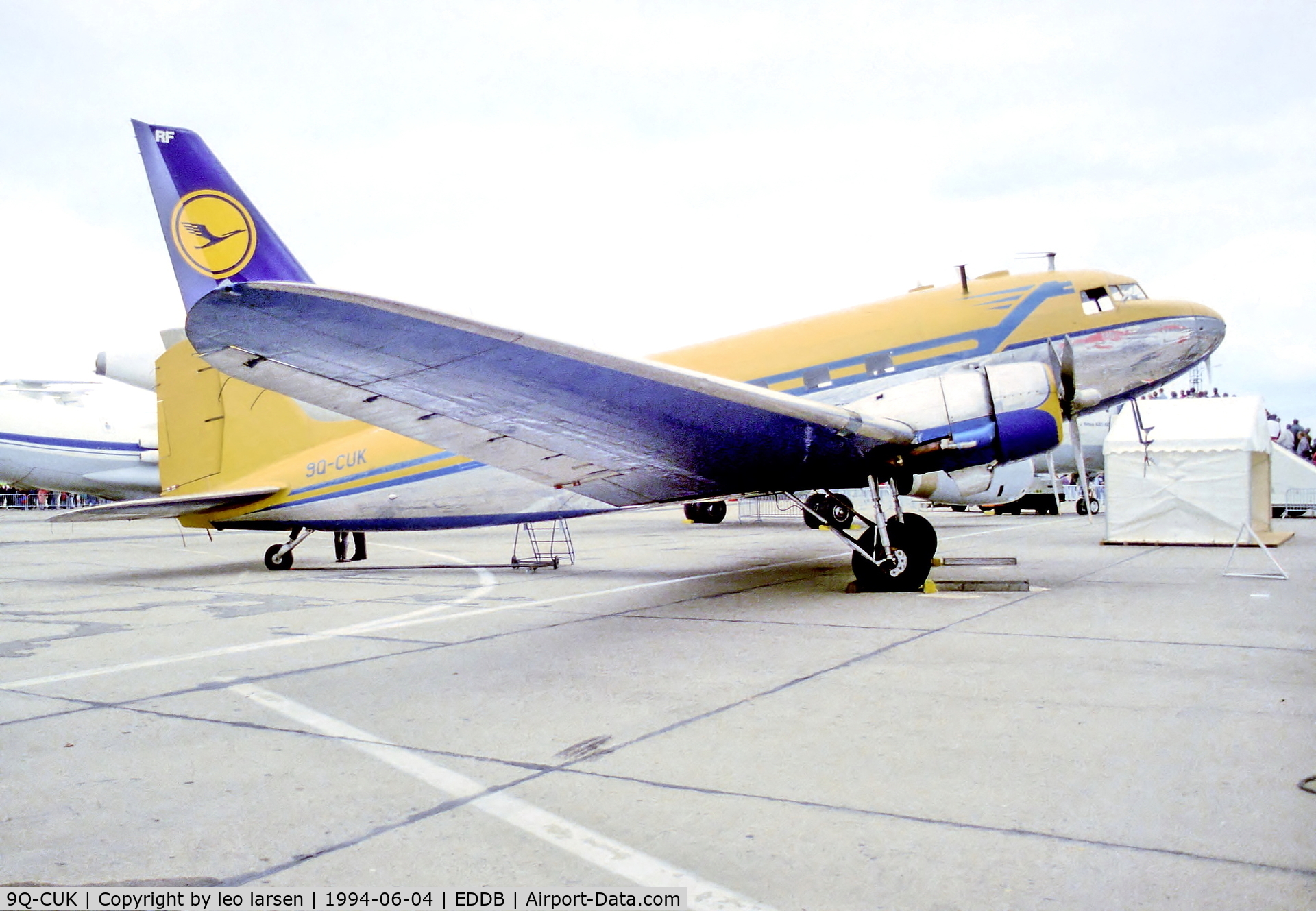 9Q-CUK, 1945 Douglas C-47B Skytrain C/N 16697, Berlin Air Show 4.6.94