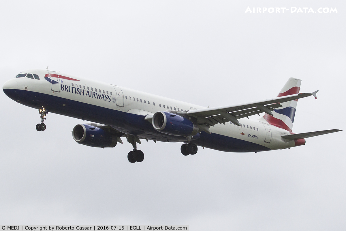 G-MEDJ, 2004 Airbus A321-231 C/N 2190, Heathrow 2016