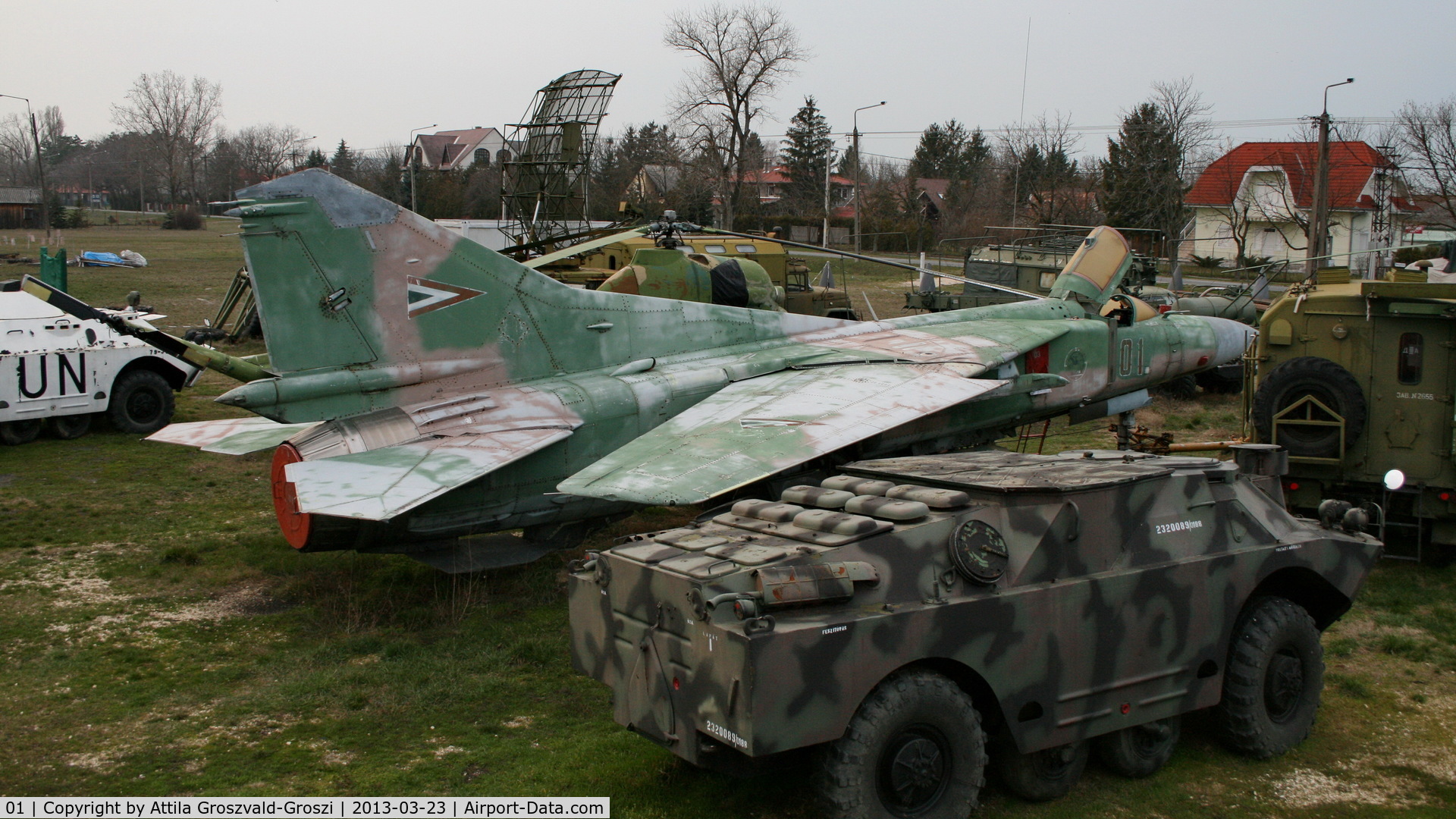 01, 1979 Mikoyan-Gurevich MiG-23MF C/N 0390217152, Zamárdi, military technology collection. Hungary