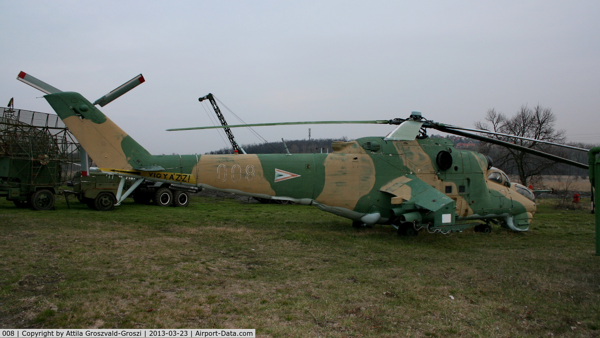 008, 1978 Mil Mi-24D Hind C/N K2008, Zamárdi, military technology collection. Hungary