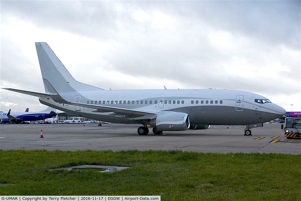 G-UMAR, 1990 Boeing 737-548 C/N 24968, 1990 Boeing 737-548, c/n: 24968 at Luton