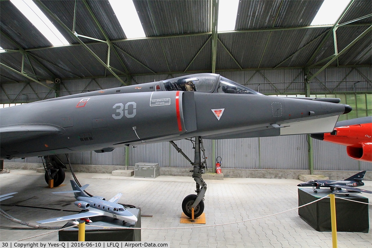 30, Dassault Etendard IV.M C/N 30, Dassault Etendard IV.M, Musée Européen de l'Aviation de Chasse at Montélimar-Ancône airfield (LFLQ)