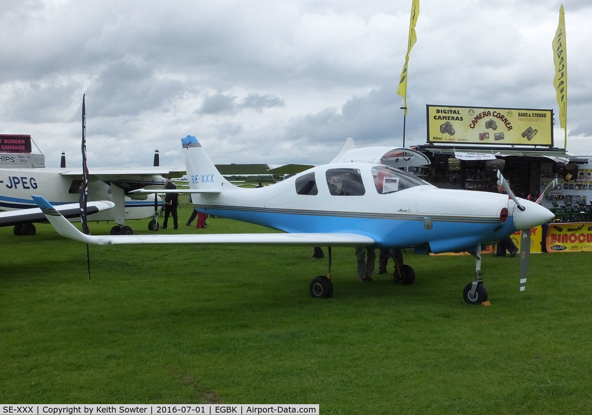 SE-XXX, 2011 Lancair IV C/N LIV-440-1085, on display