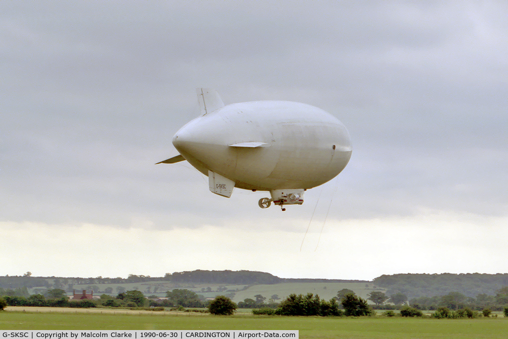 G-SKSC, 1983 Airship Industries Skyship 600 C/N 1215/01, Airship Industries Skyship 600, Cardington UK, June 30th, 1990.