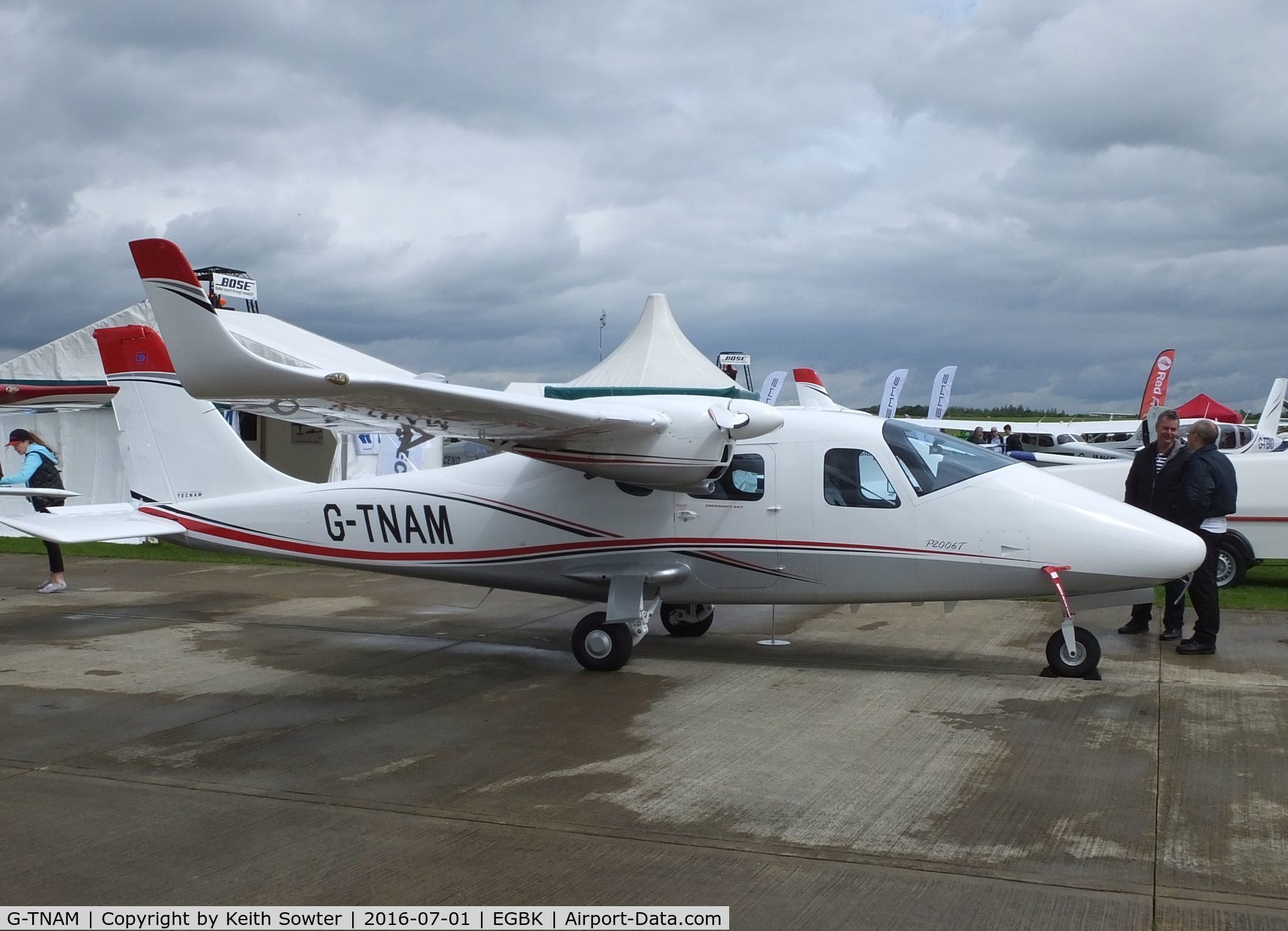 G-TNAM, 2016 Tecnam P-2006T C/N 180, Display aircaft