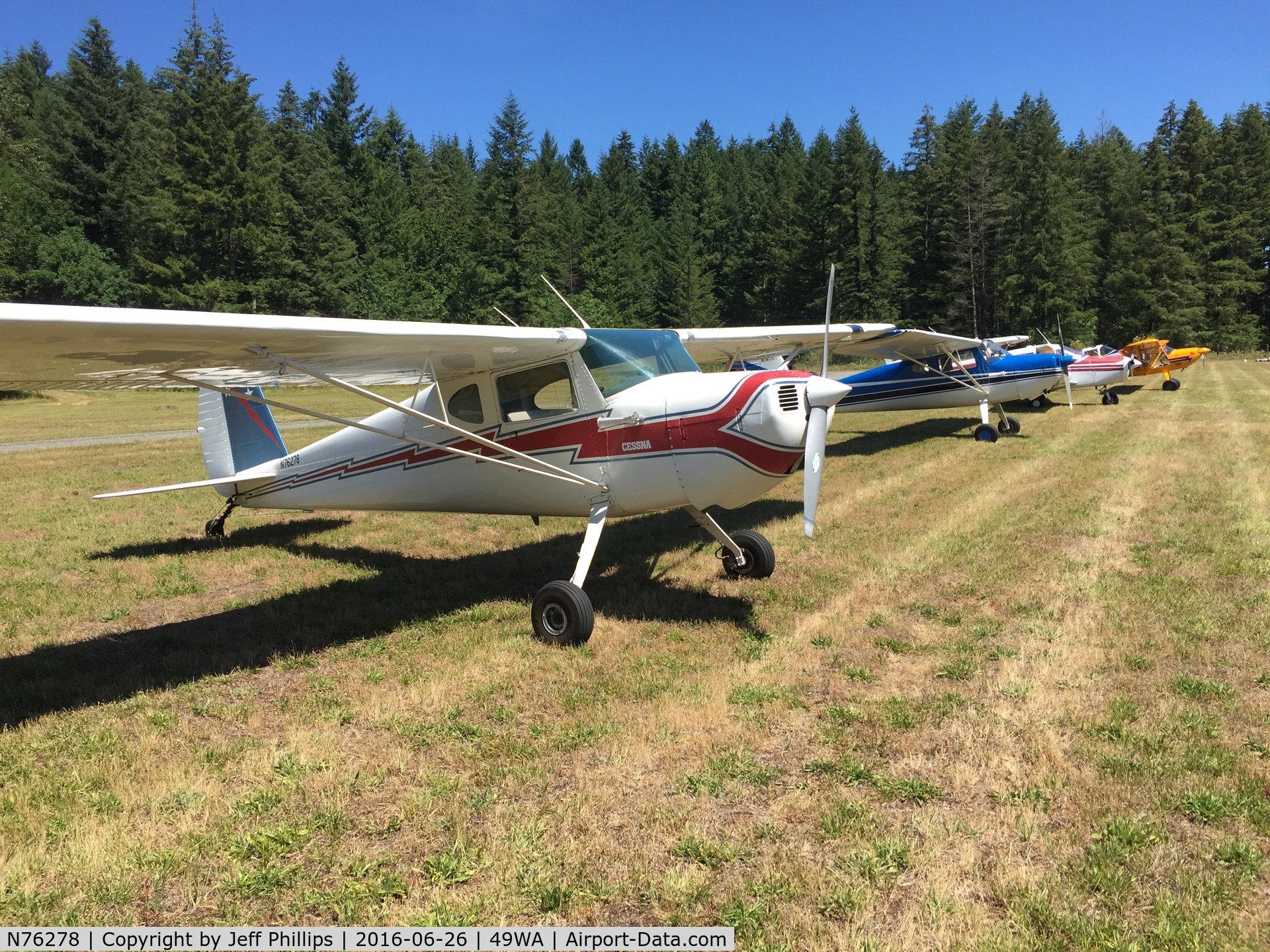 N76278, 1946 Cessna 120 C/N 10686, 2016 Fly-in at Cougar Mountain airport 49WA