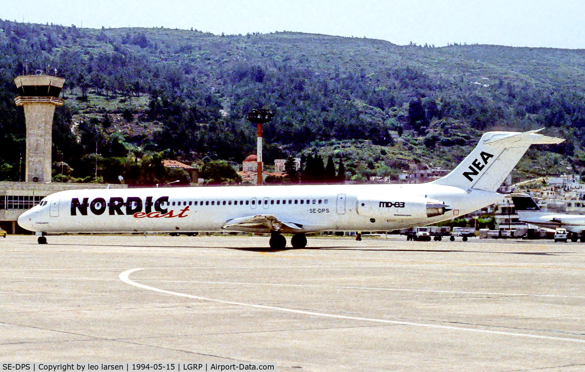 SE-DPS, 1986 McDonnell Douglas MD-83 (DC-9-83) C/N 49398, Rhodos 15.5.94
