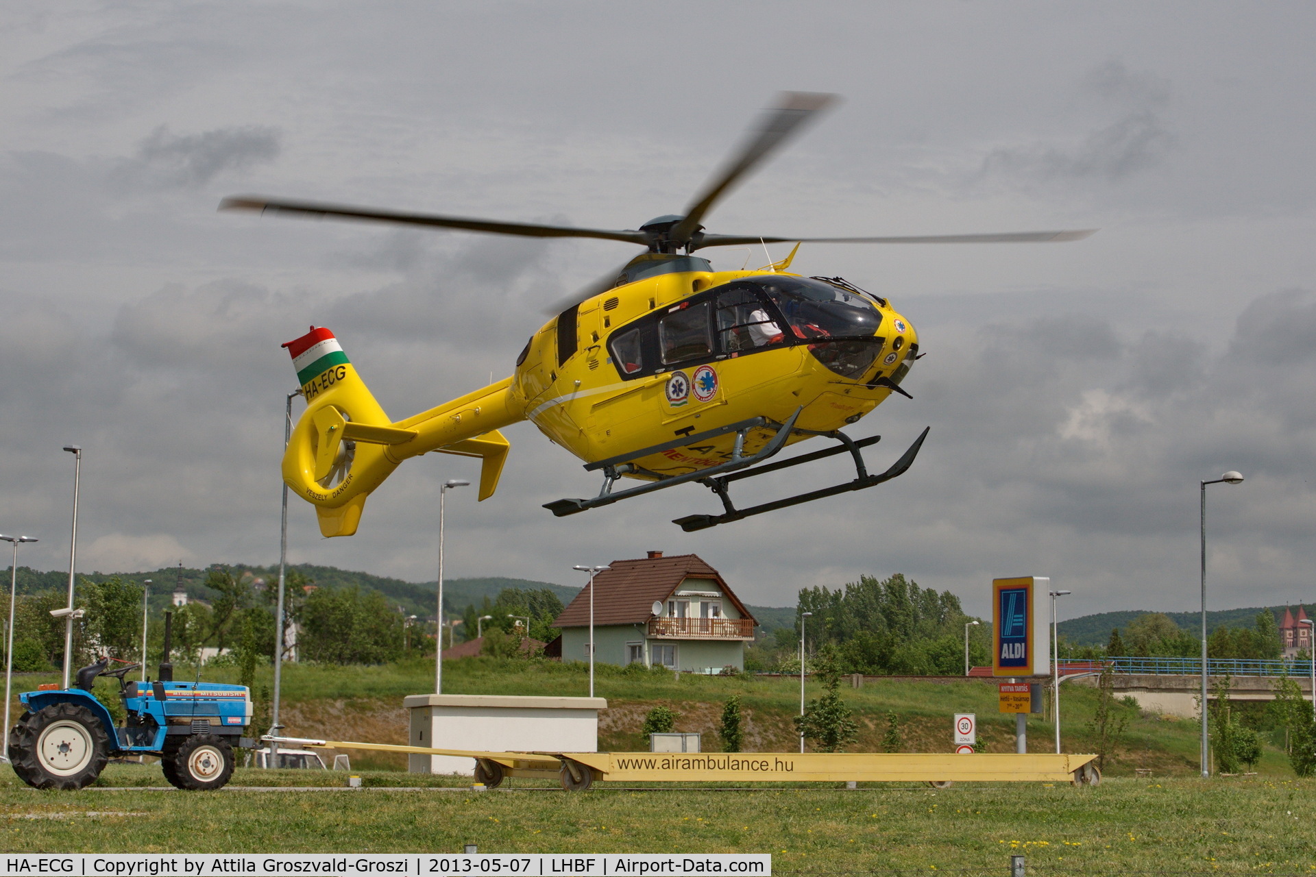 HA-ECG, 2005 Eurocopter EC-135T-2 C/N 0387, Balatonfüred, Air Ambulance base, Hungary