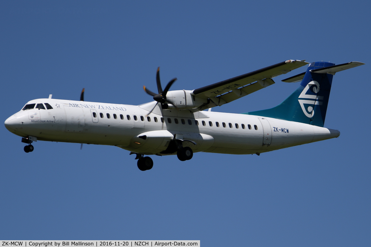 ZK-MCW, 2000 ATR 72-212A C/N 646, NZ5673 from NSN
