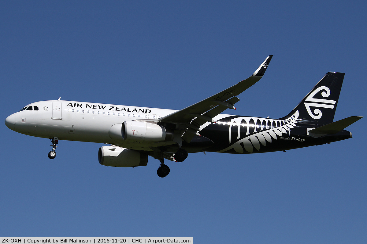 ZK-OXH, 2015 Airbus A320-232 C/N 6471, NZ628 from ZQN