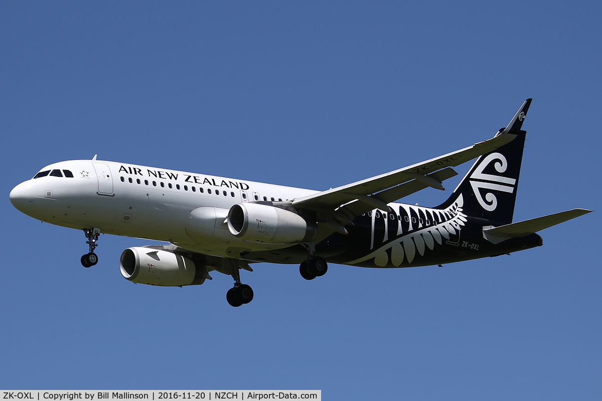 ZK-OXL, 2016 Airbus A320-232 C/N 7086, NZ517 from AKL