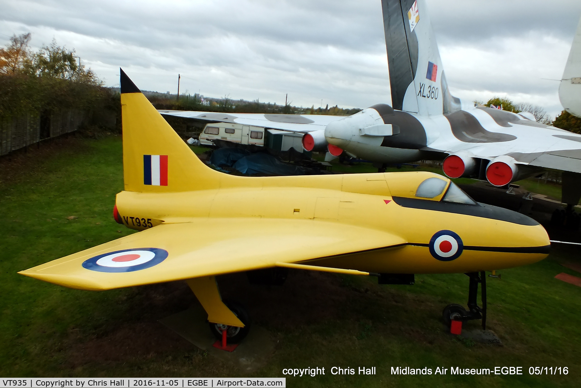 VT935, 1950 Boulton Paul P.111A C/N Not found VT935, preserved at the Midland Air Museum