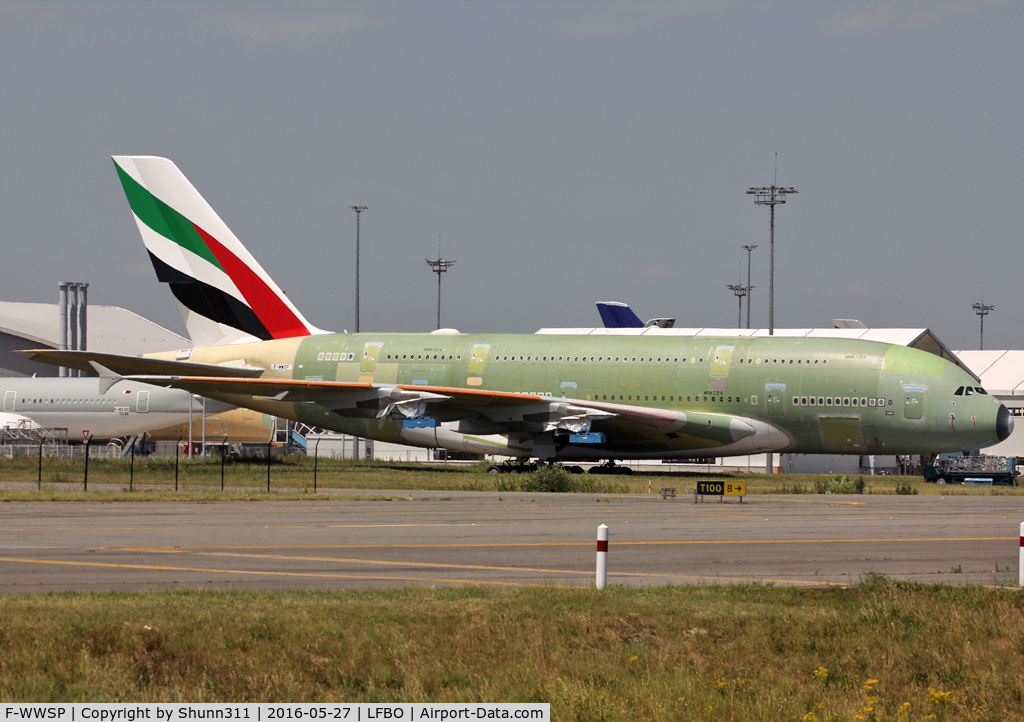F-WWSP, 2016 Airbus A380-861 C/N 0224, C/n 0224 - For Emirates