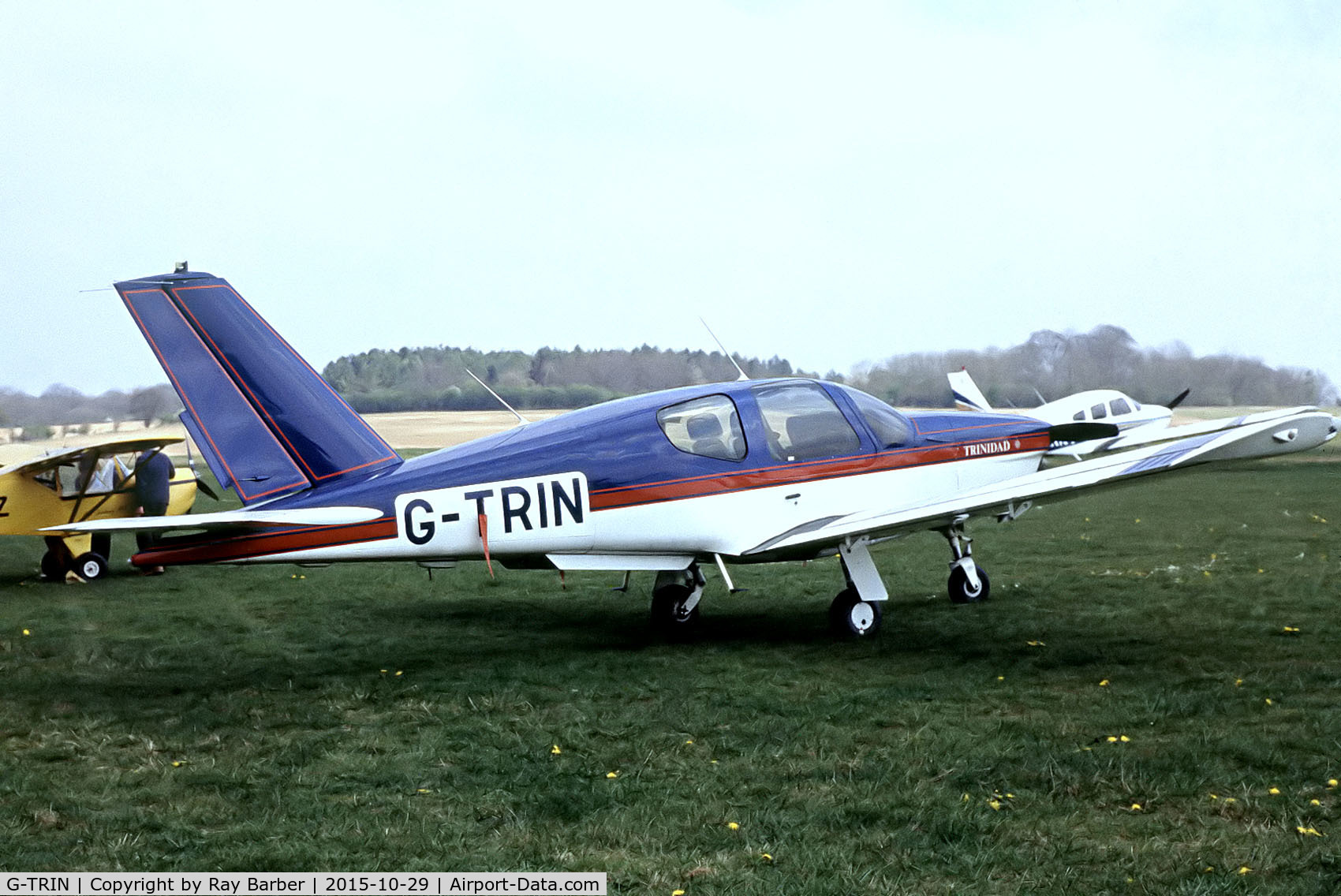 G-TRIN, 1990 Socata TB-20 Trinidad C/N 1131, Socata TB-20 Trinidad [1131] (Place & Date unknown). From a slide.