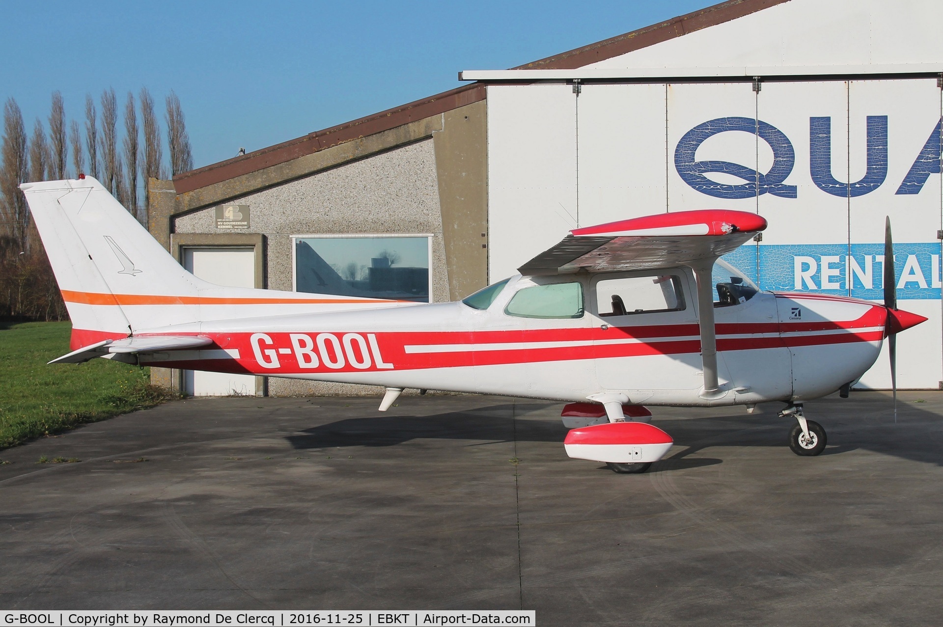 G-BOOL, 1979 Cessna 172N C/N 172-72486, Parked at Wevelgem.