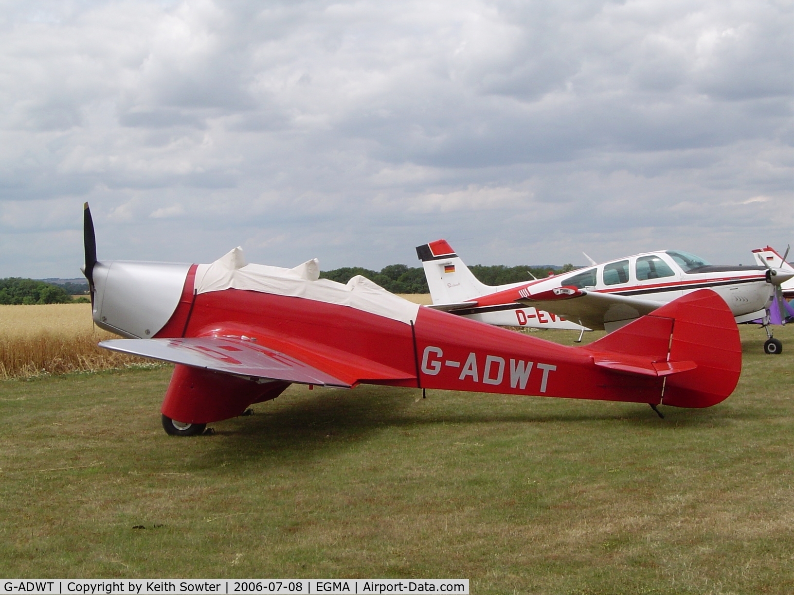 G-ADWT, 1935 Miles M2W Hawk Trainer C/N 215, Visiting aircraft