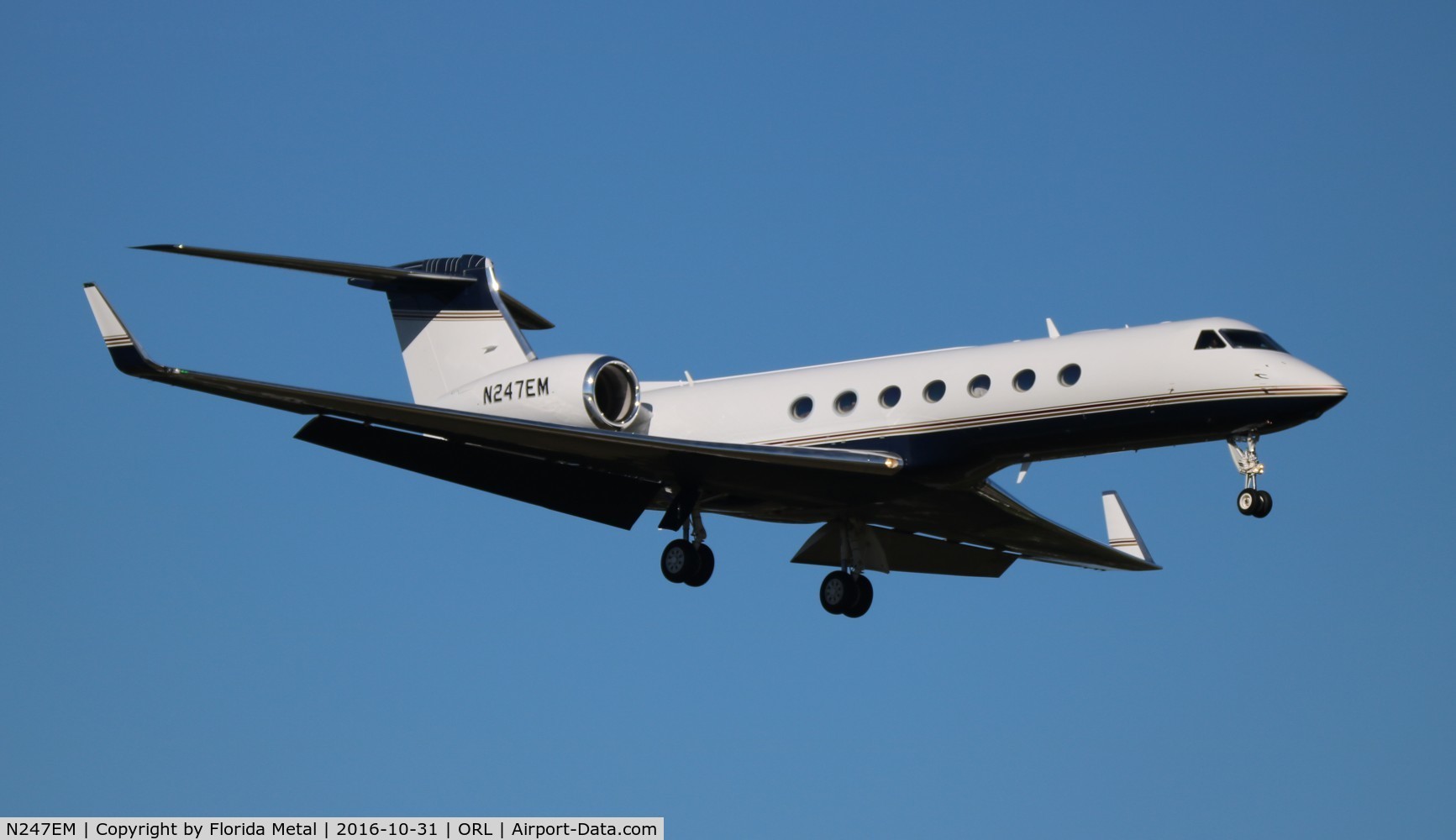 N247EM, Gulfstream Aerospace GV-SP (G550) C/N 5265, Gulfstream 550