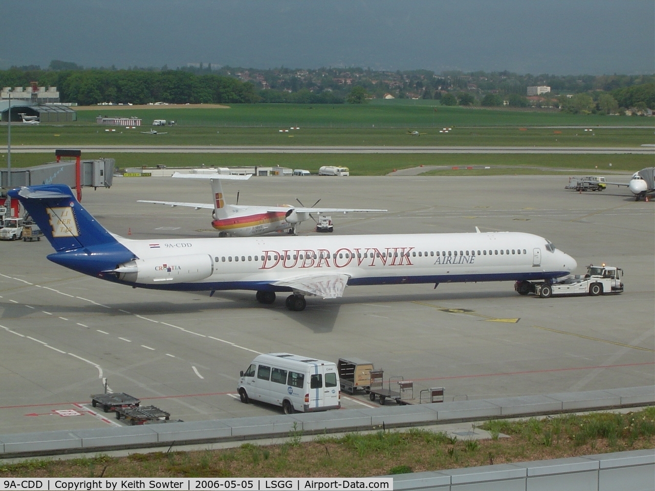 9A-CDD, 1982 McDonnell Douglas MD-82 (DC-9-82) C/N 49113, Ready for departure