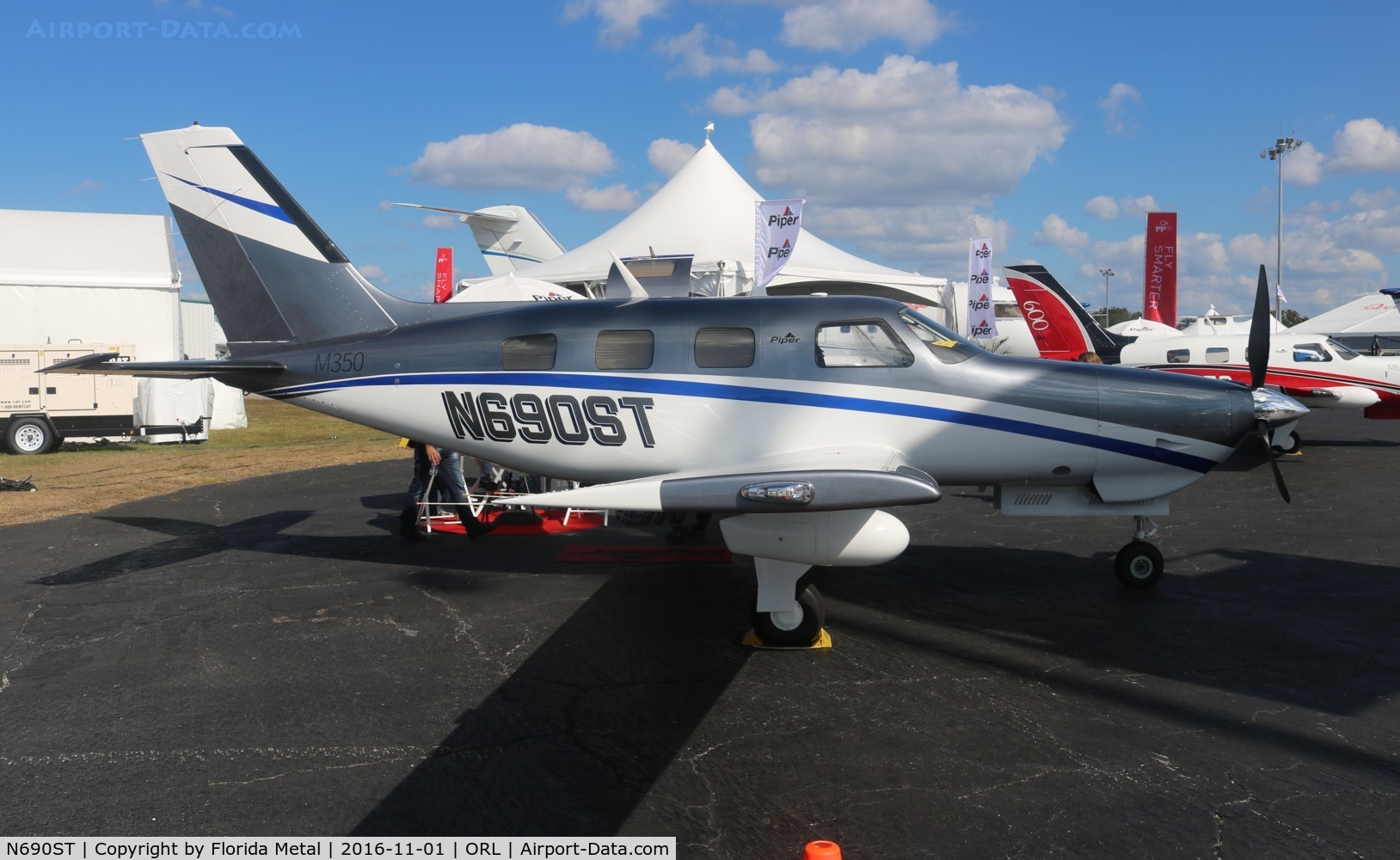 N690ST, 2016 Piper PA-46-350P Malibu Mirage C/N 4636690, Piper M350