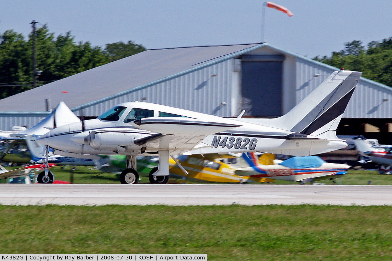 N4382G, Cessna T310Q C/N 310Q0289, Cessna T.310Q [310Q-0289] Oshkosh-Wittman Regional~N 30/07/2008