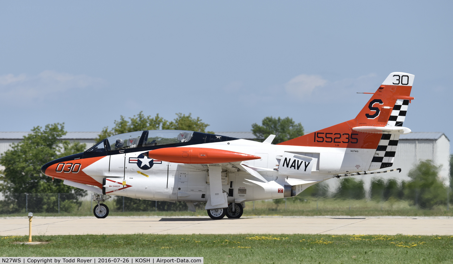N27WS, North American T-2B Buckeye C/N 310-30, Airventure 2016