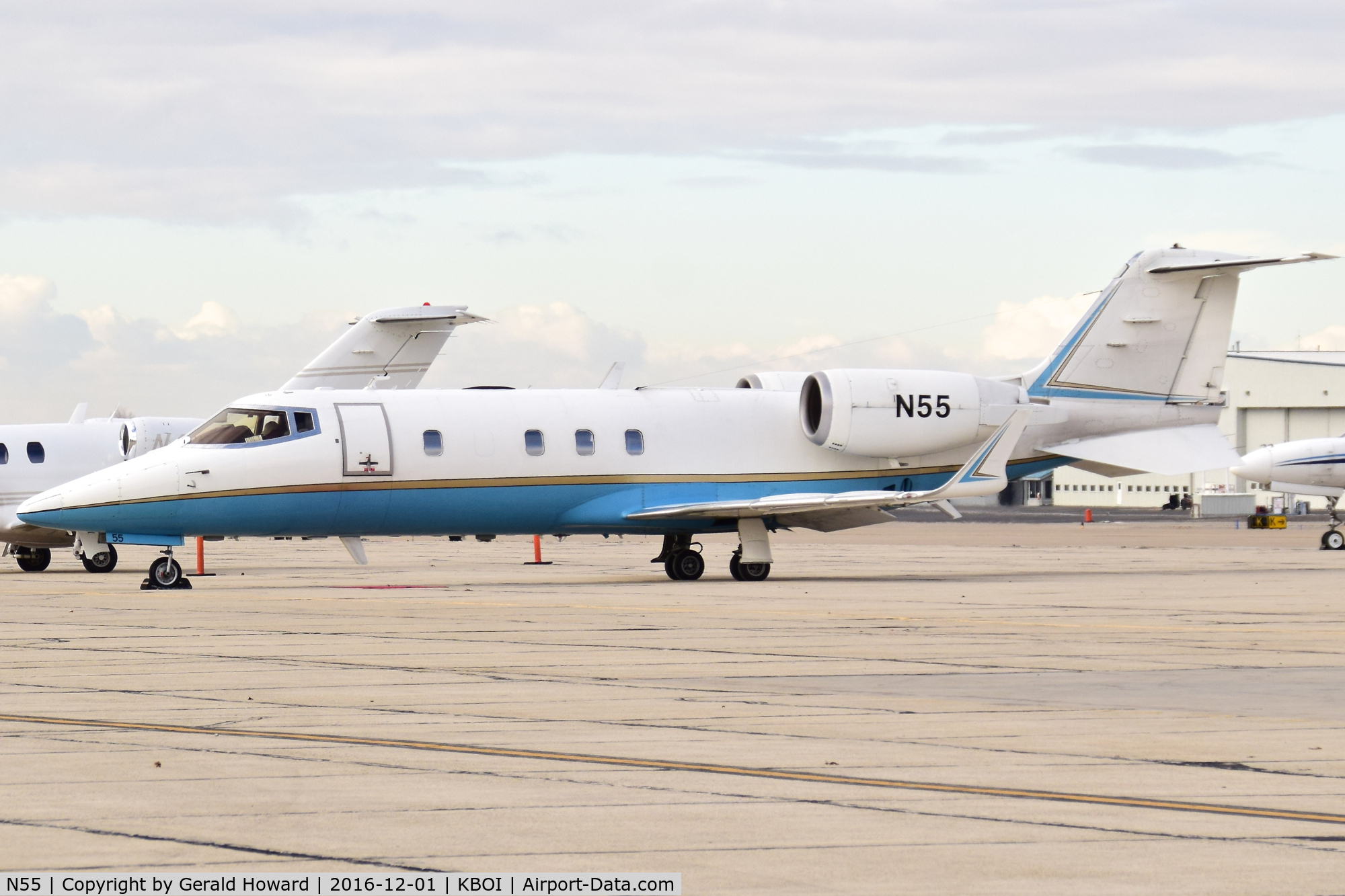 N55, 1993 Learjet Inc 60 C/N 013, Used for checking navigation systems.