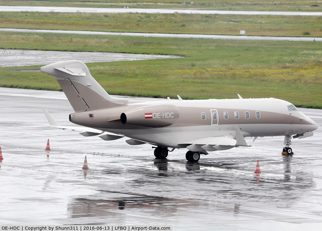 OE-HDC, 2011 Bombardier Challenger 300 (BD-100-1A10) C/N 20310, Parked at the General Aviation area...