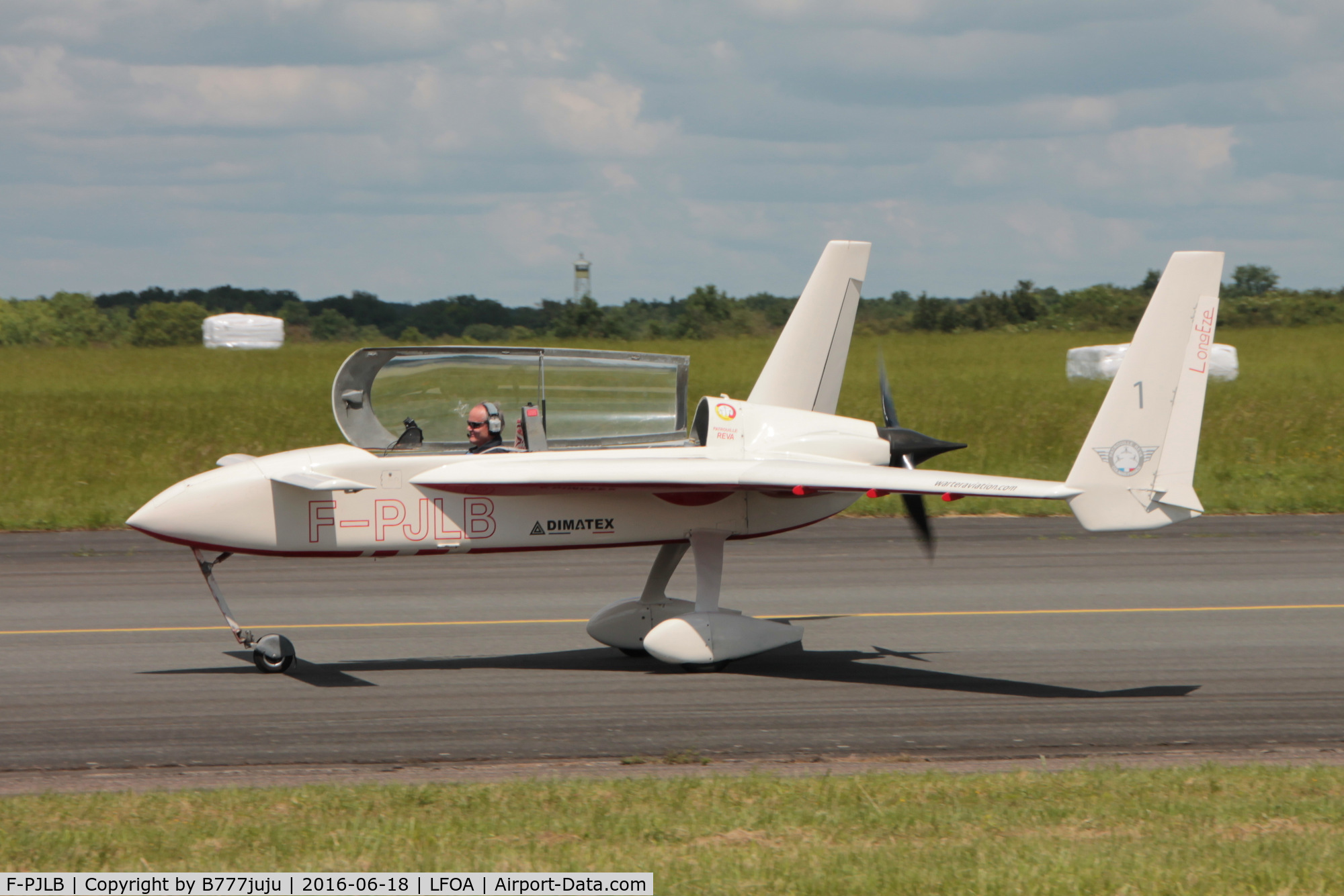 F-PJLB, Rutan Long-EZ C/N 1344, at Avord
