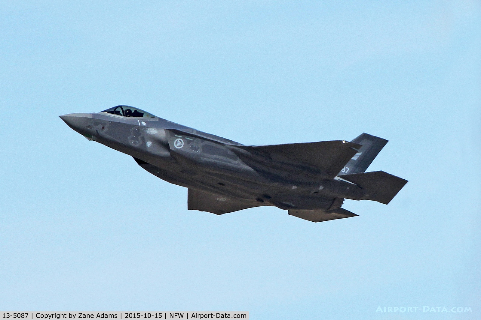 13-5087, 2013 Lockheed F-35A Lightning II C/N AM-01, Norway's first F-35   - Departing Navy Fort Worth