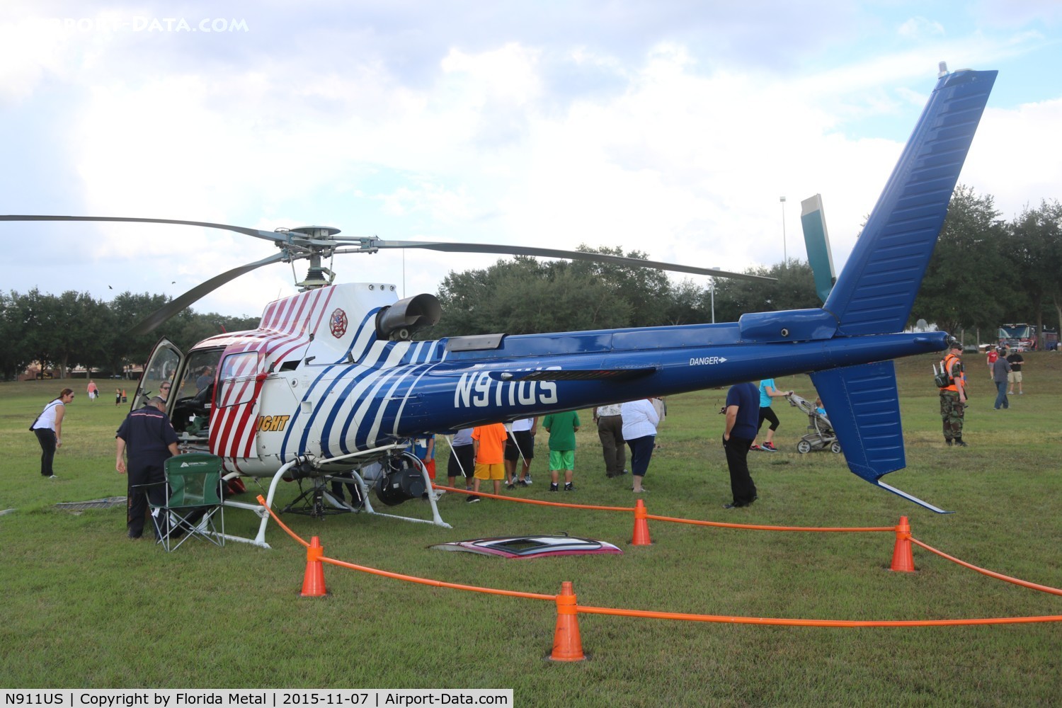 N911US, 1998 Eurocopter AS-350B-3 Ecureuil Ecureuil C/N 2968, AS350 at American Heroes Rotorcraft Airshow Oviedo FL