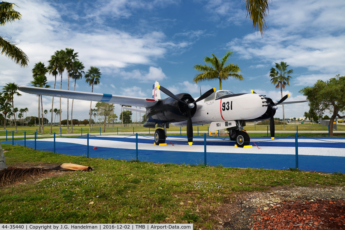 44-35440, 1944 Douglas A-26B Invader C/N 28719, Bay of Pigs Memorial.
