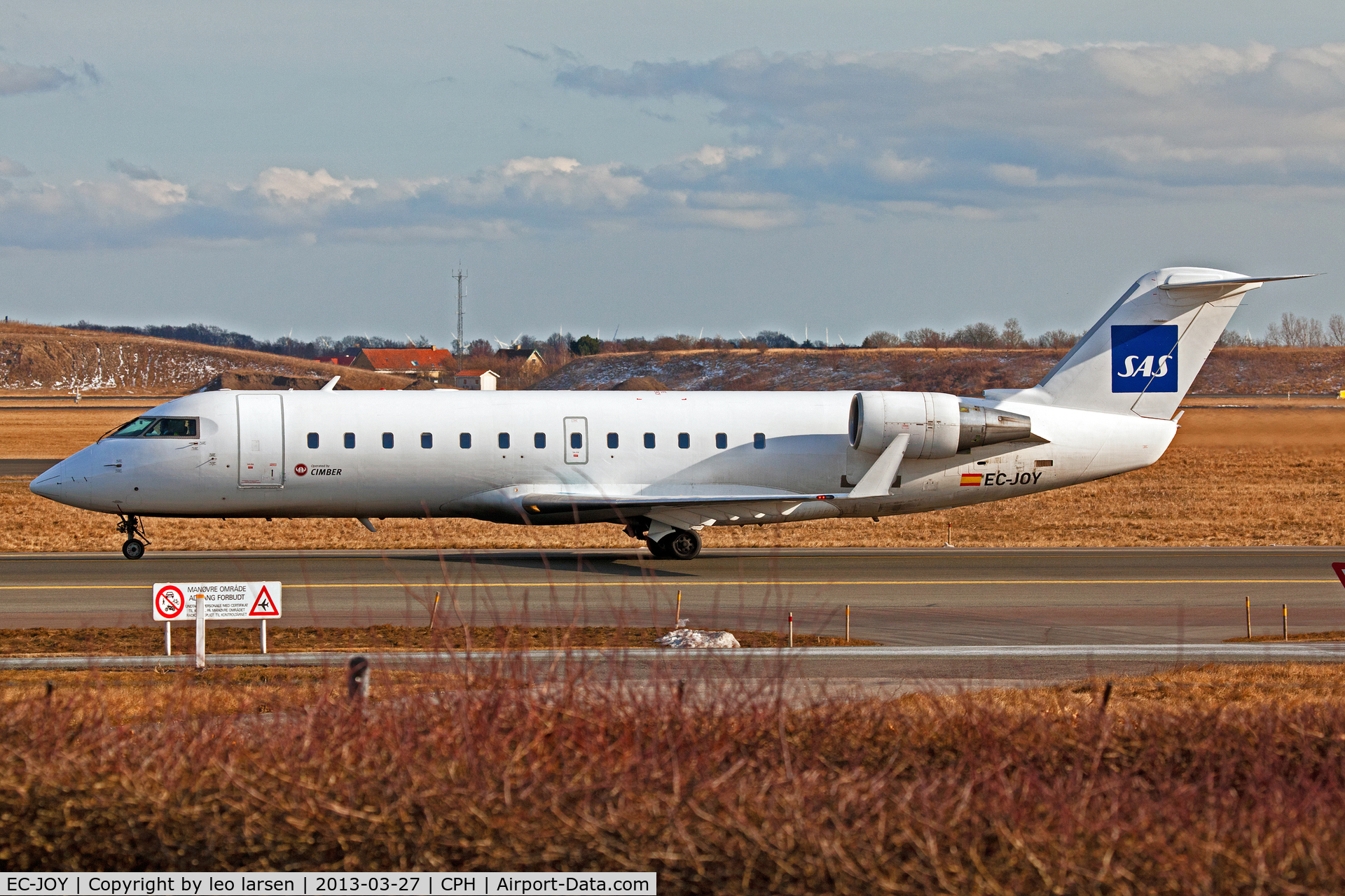 EC-JOY, 2005 Bombardier CRJ-200ER (CL-600-2B19) C/N 8064, Copenhagen 27.3.13