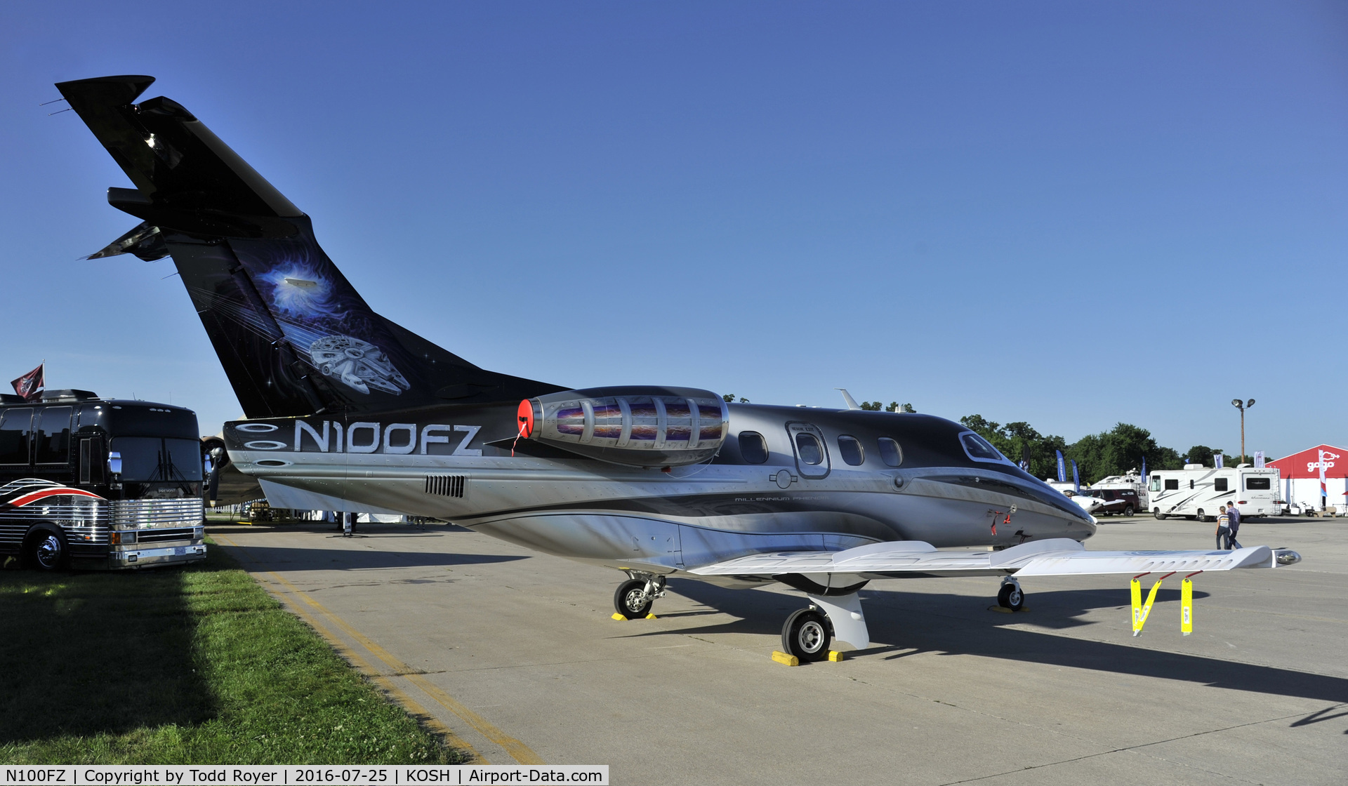 N100FZ, 2010 Embraer EMB-500 Phenom 100 C/N 50000137, Airventure 2016