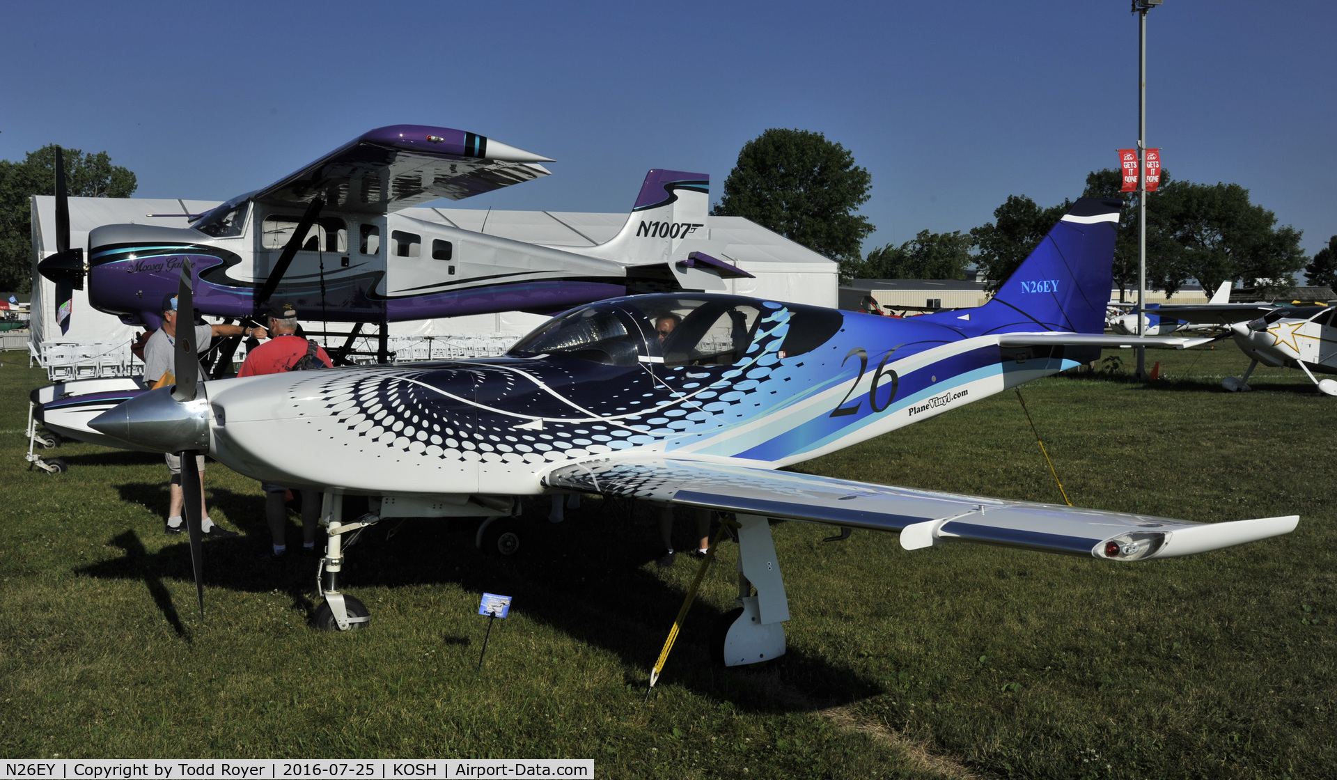 N26EY, 1988 Stoddard-Hamilton Glasair III C/N 3048, Airventure 2016