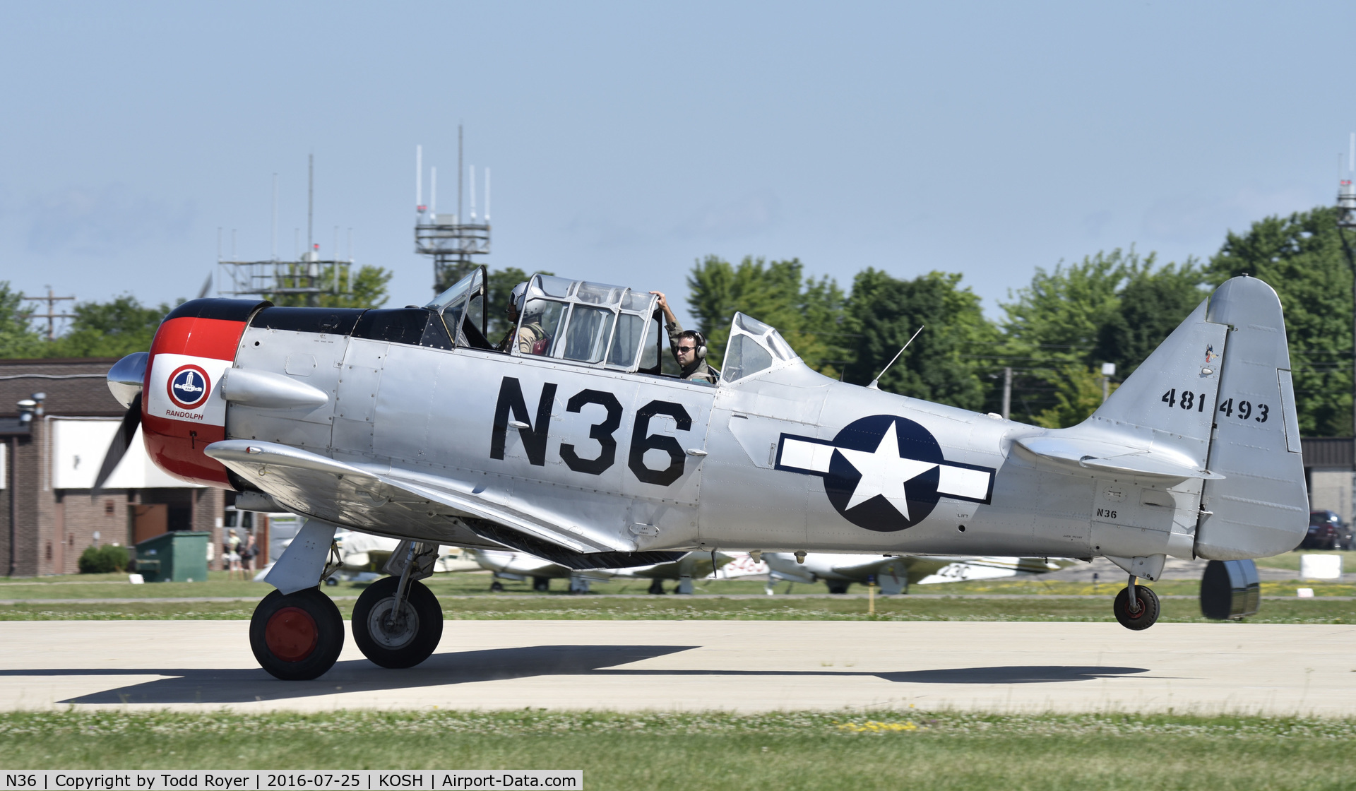 N36, 1944 North American AT-6F Texan C/N 121-42765, Airventure 2016