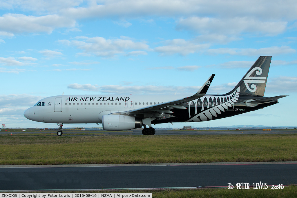 ZK-OXG, 2015 Airbus A320-232 C/N 6460, Air New Zealand Ltd., Auckland