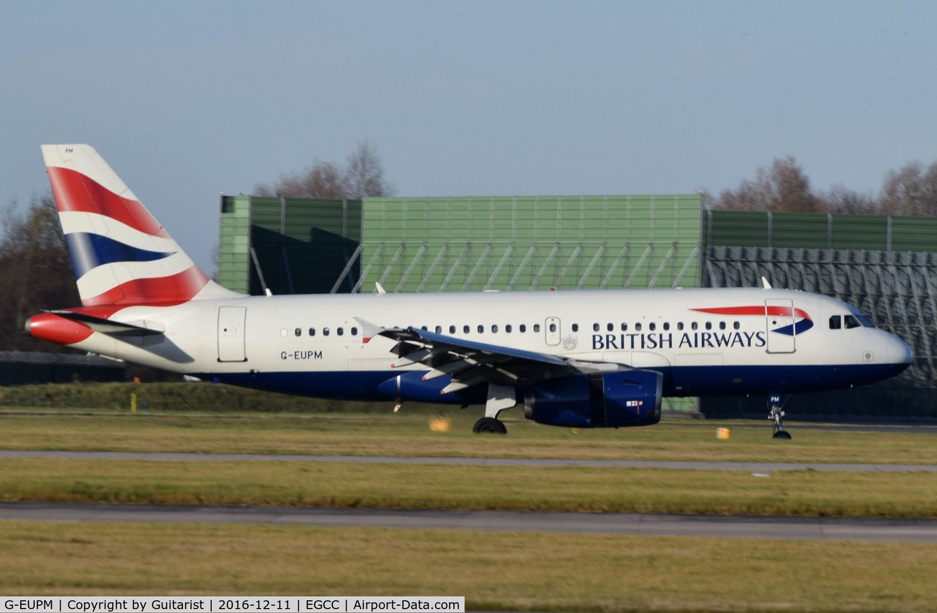 G-EUPM, 2000 Airbus A319-131 C/N 1258, At Manchester