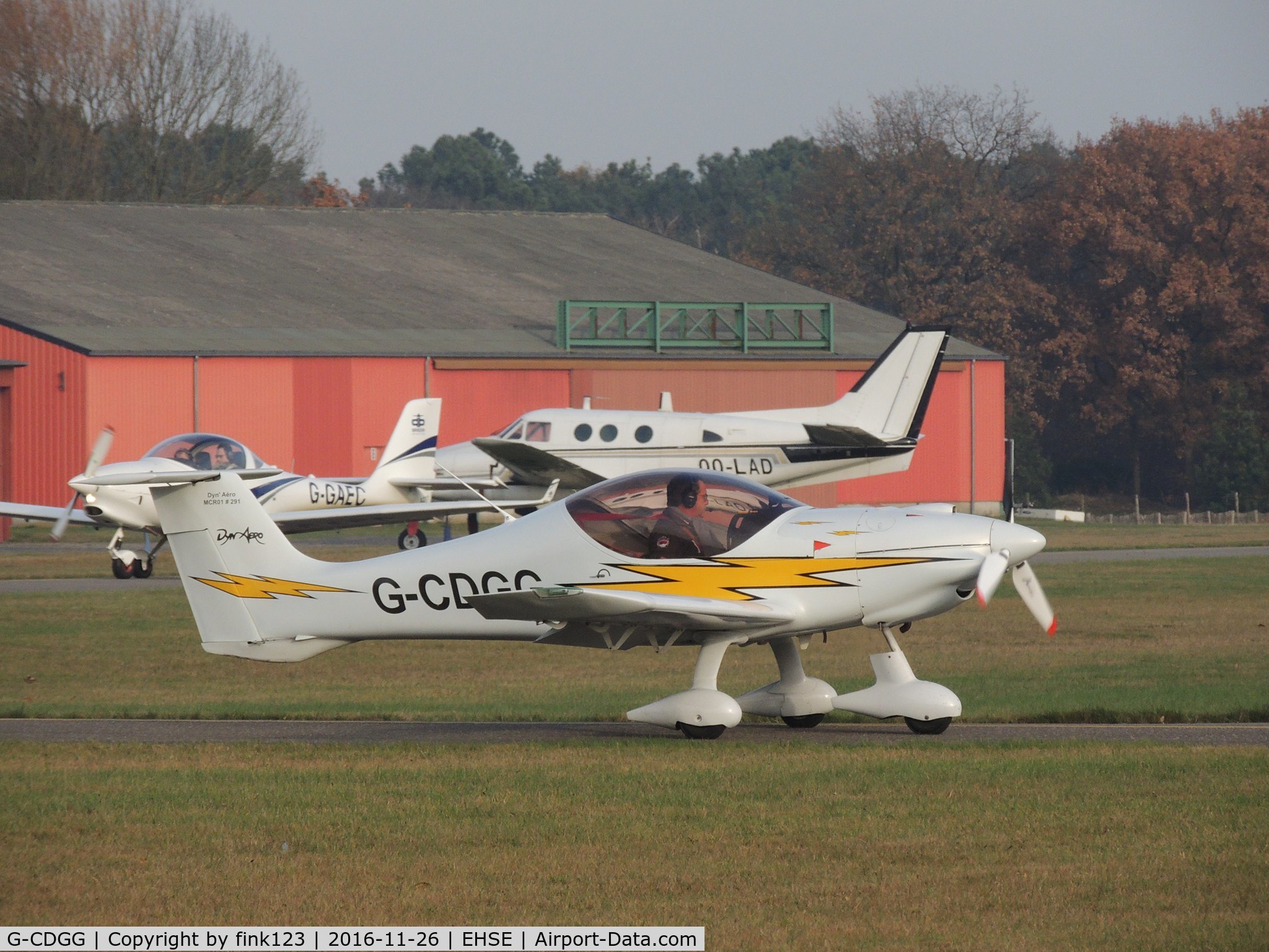 G-CDGG, 2004 Dyn'Aero MCR-01 Club C/N PFA 301A-14267, i love the flames