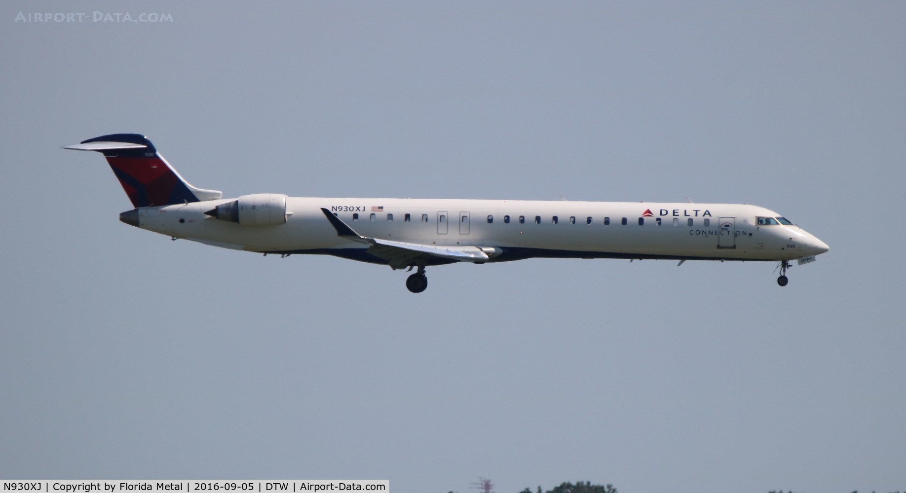 N930XJ, 2008 Bombardier CRJ-900ER (CL-600-2D24) C/N 15192, Delta Connection