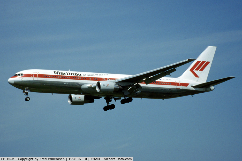 PH-MCV, 1995 Boeing 767-31A C/N 27619, Martinair 40th anniversary