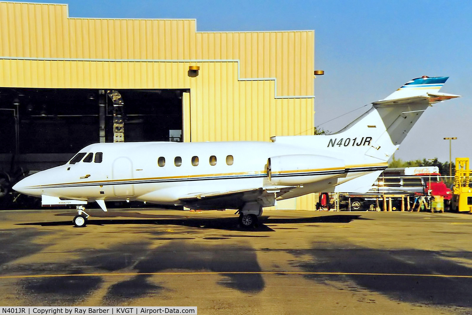 N401JR, 1969 Hawker Siddeley HS.125 Series 400A C/N 25191, Hawker-Siddeley 125/731 [25191] North Las Vegas~N 20/10/1998