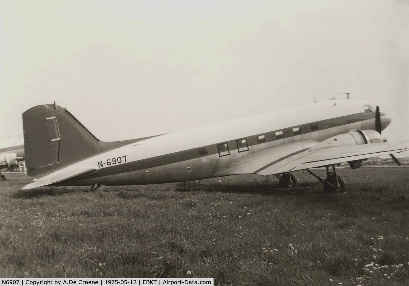 N6907, 1942 Douglas C-47A Skytrain C/N 9410, At Wevelgem.