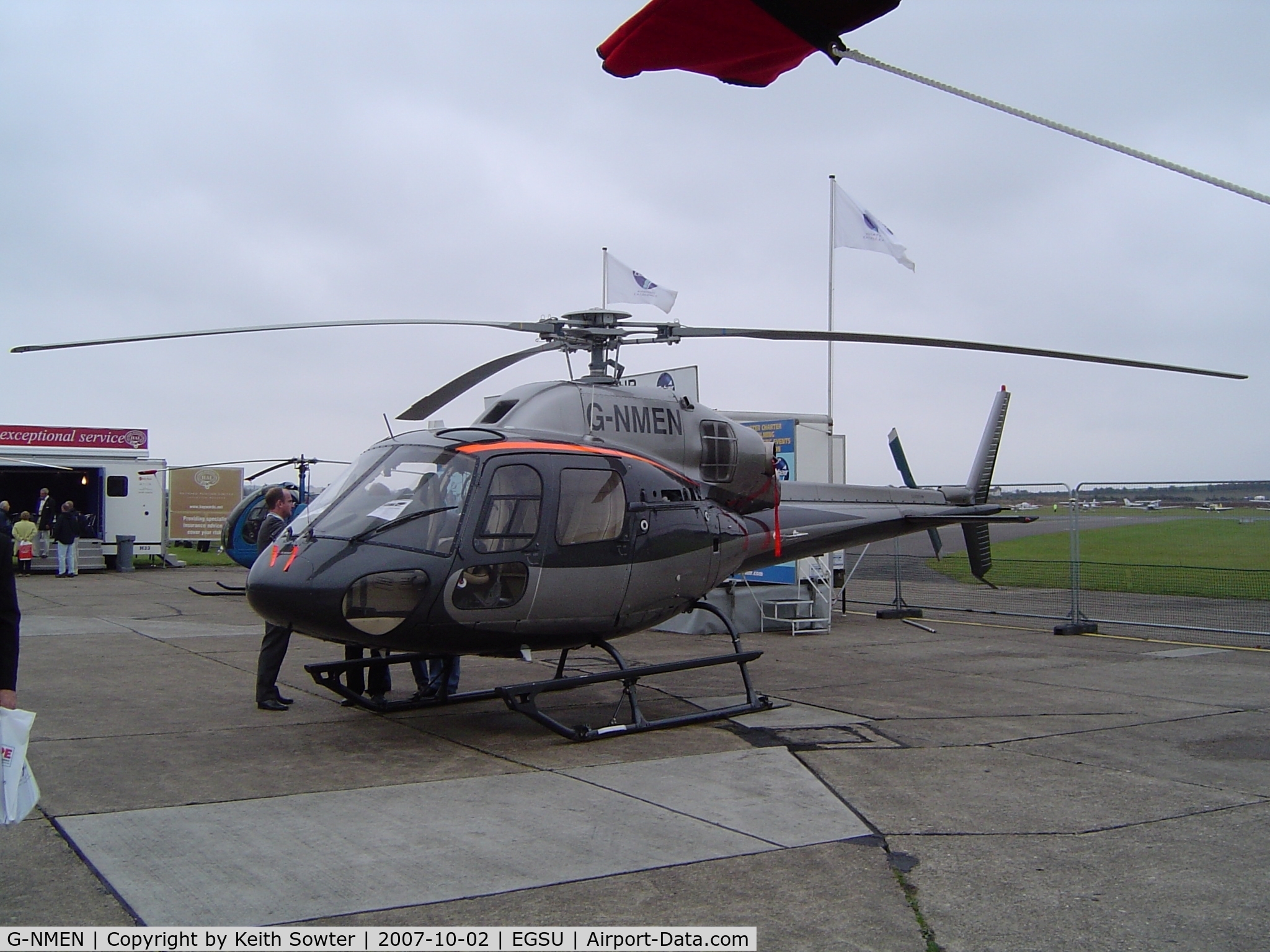 G-NMEN, 2005 Eurocopter AS-355N Ecureuil 2 C/N 5742, Helitech Exibition